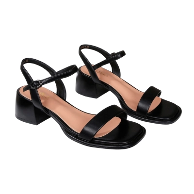 Босоножки женские GUOQISONG G&S искусственная кожа черные QS666-1 Босоножки женские GUOQISONG G&S искусственная кожа черные QS666-1