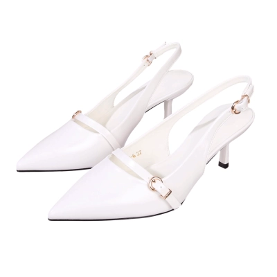 Туфли женские на лето GUOQISONG G&S искусственная кожа белые Y02-6 Туфли женские на лето GUOQISONG G&S искусственная кожа белые Y02-6