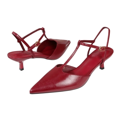 Туфли женские на лето GUOQISONG G&S искусственная кожа марсала QS100-1 Туфли женские на лето GUOQISONG G&S искусственная кожа марсала QS100-1