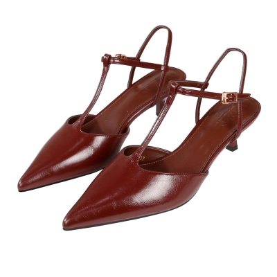 Туфли женские на лето GUOQISONG G&S искусственная кожа шоколадные QS100-6 Туфли женские на лето GUOQISONG G&S искусственная кожа шоколадные QS100-6