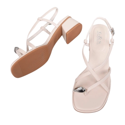 Босоножки женские GUOQISONG G&S искусственная кожа бежевые M402-5 Босоножки женские GUOQISONG G&S искусственная кожа бежевые M402-5