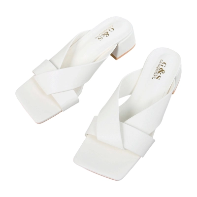 Сабо женские GUOQISONG G&S искусственная кожа белые 188-2 Сабо женские GUOQISONG G&S искусственная кожа белые 188-2