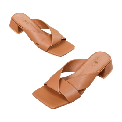 Сабо женские GUOQISONG G&S искусственная кожа коричневые 188-6 Сабо женские GUOQISONG G&S искусственная кожа коричневые 188-6