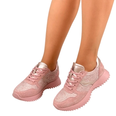 Кроссовки женские на лето SAIVVILA натуральная замша пудровые 6729 Кроссовки женские на лето SAIVVILA натуральная замша пудровые 6729