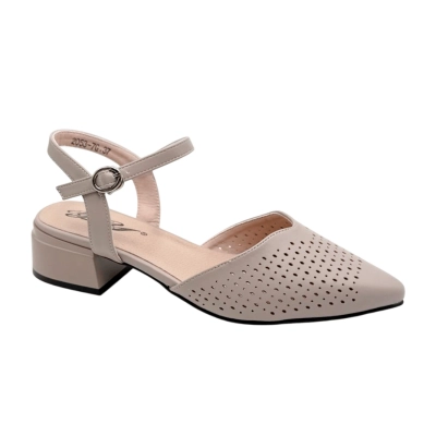 Туфли женские на лето YZY спрессованная натуральная кожа капучино 2053-7G Туфли женские на лето YZY спрессованная натуральная кожа капучино 2053-7G