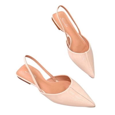 Мюли женские SAIVVILA искусственная лак кожа бежевые 7045 Мюли женские SAIVVILA искусственная лак кожа бежевые 7045