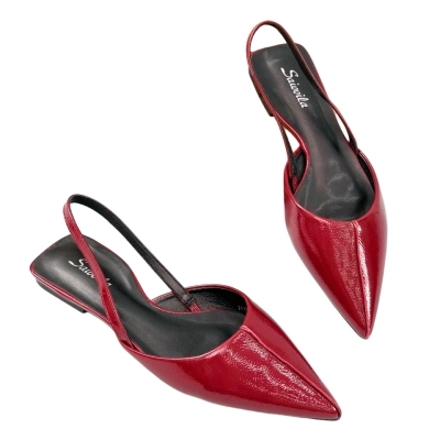 Мюли женские SAIVVILA искусственная лак кожа бордовые 7047 Мюли женские SAIVVILA искусственная лак кожа бордовые 7047