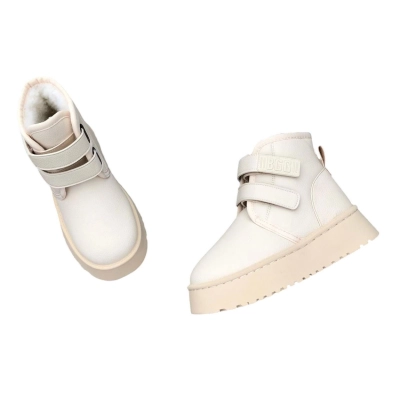 Угги женские на зиму искусственная замша молочные 8919 Угги женские на зиму искусственная замша молочные 8919