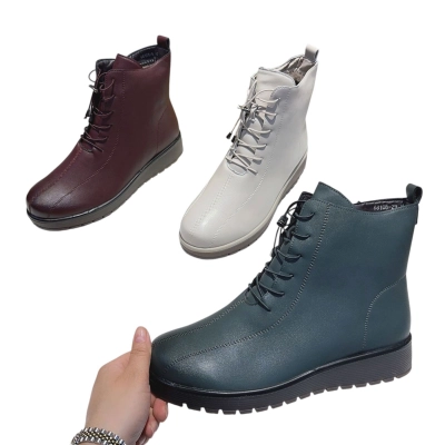 Ботинки женские батал зимние MOMOTARI искусственная кожа 68108 Ботинки женские батал зимние MOMOTARI искусственная кожа 68108