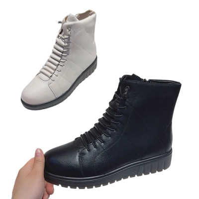 Ботинки женские батал зимние MOMOTARI искусственная кожа BK1111 Ботинки женские батал зимние MOMOTARI искусственная кожа BK1111