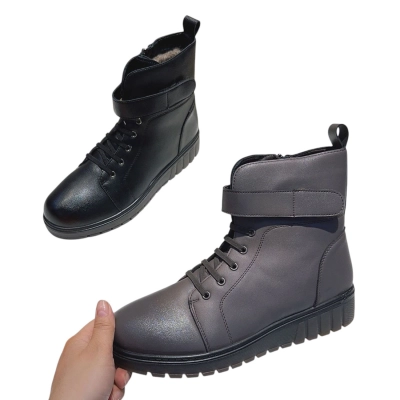 Ботинки женские батал зимние MOMOTARI искусственная кожа BK1110 Ботинки женские батал зимние MOMOTARI искусственная кожа BK1110