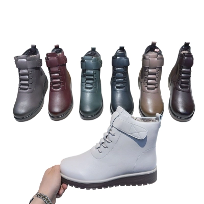 Ботинки женские батал зимние MOMOTARI искусственная кожа 68102 Ботинки женские батал зимние MOMOTARI искусственная кожа 68102