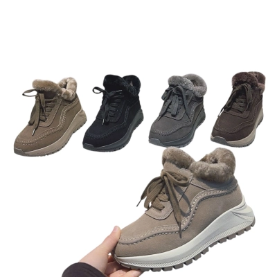 Кроссовки женские зимние MOMOTARI натуральная замша T981 Кроссовки женские зимние MOMOTARI натуральная замша T981