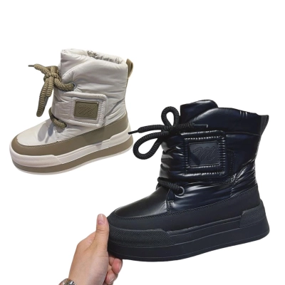 Дутики женские зимние MOMOTARI искусственная кожа текстиль Q802 Дутики женские зимние MOMOTARI искусственная кожа текстиль Q802