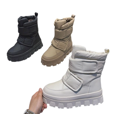 Дутики женские зимние MOMOTARI искусственная кожа текстиль Q853 Дутики женские зимние MOMOTARI искусственная кожа текстиль Q853