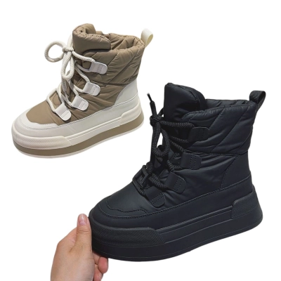 Дутики женские зимние MOMOTARI искусственная кожа текстиль Q801 Дутики женские зимние MOMOTARI искусственная кожа текстиль Q801