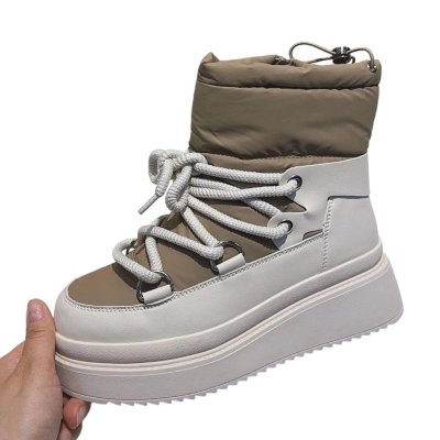 Дутики женские зимние MOMOTARI искусственная кожа текстиль Q883 Дутики женские зимние MOMOTARI искусственная кожа текстиль Q883