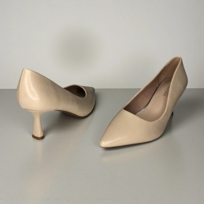 Туфли женские лодочки искусственная кожа бежевые 12074 Туфли женские лодочки искусственная кожа бежевые 12074