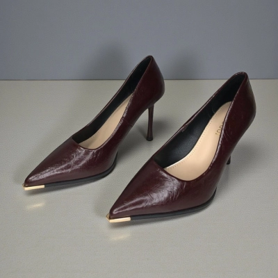 Туфли женские лодочки искусственная кожа бордовые 12085 Туфли женские лодочки искусственная кожа бордовые 12085