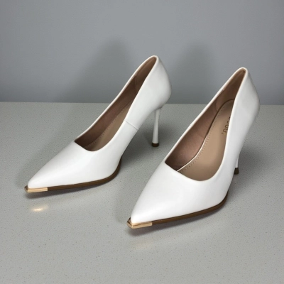 Туфли женские лодочки искусственная кожа белые 12087 Туфли женские лодочки искусственная кожа белые 12087