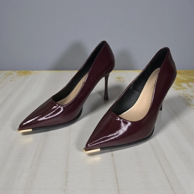 Туфли женские лодочки искусственная лак кожа баклажановые 12088 Туфли женские лодочки искусственная лак кожа баклажановые 12088