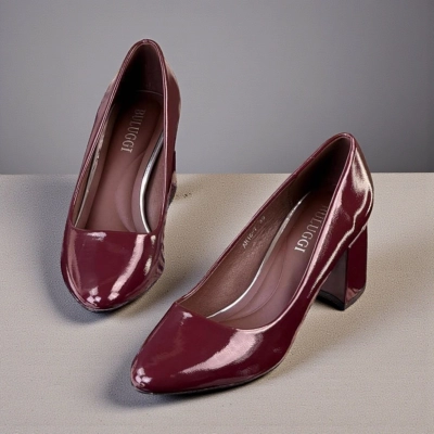 Туфли женские лодочки искусственная лак кожа бордовые 12098 Туфли женские лодочки искусственная лак кожа бордовые 12098