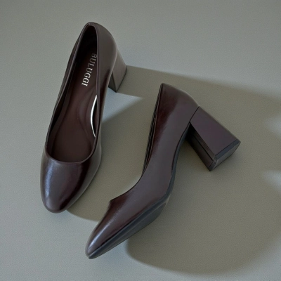 Туфли женские лодочки искусственная кожа шоколадные 12114 Туфли женские лодочки искусственная кожа шоколадные 12114