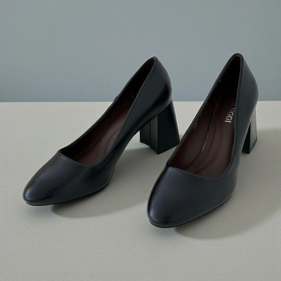 Туфли женские лодочки искусственная кожа черные 12119 Туфли женские лодочки искусственная кожа черные 12119