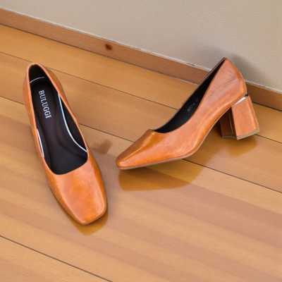 Туфли женские лодочки искусственная кожа оранжевые 12170 Туфли женские лодочки искусственная кожа оранжевые 12170