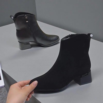 Ботинки женские демисезонные натуральная замша PC-25 Ботинки женские демисезонные натуральная замша PC-25