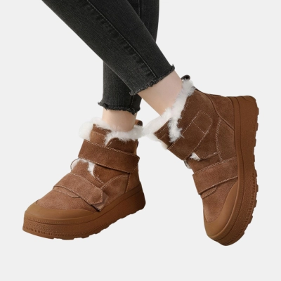 Ботинки женские зимние натуральная кожа коричневые YM070-1 Ботинки женские зимние натуральная кожа коричневые YM070-1