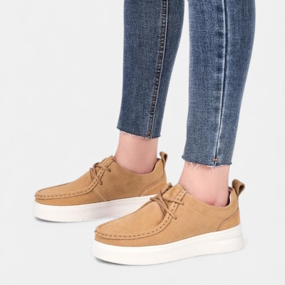 Полуботинки женские натуральная замша какао Y251-5 Полуботинки женские натуральная замша какао Y251-5