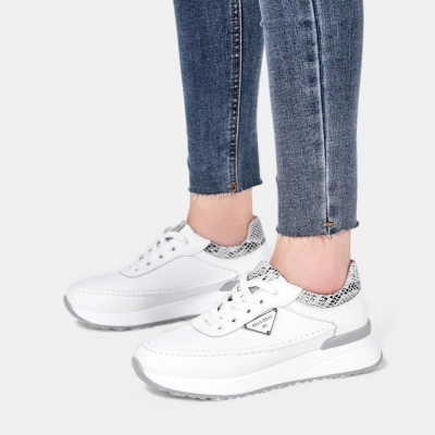 Кроссовки женские натуральная кожа белые Y183-8 Кроссовки женские натуральная кожа белые Y183-8