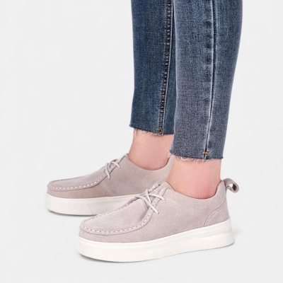 Полуботинки женские натуральная замша капучино Y251-2 Полуботинки женские натуральная замша капучино Y251-2