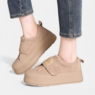 Полуботинки женские натуральная замша мокко D001-1 Полуботинки женские натуральная замша мокко D001-1