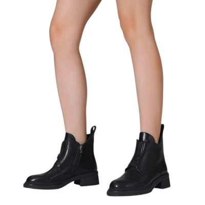 Ботинки женские SAIVVILA искусственная кожа черные X802-1 Ботинки женские SAIVVILA искусственная кожа черные X802-1