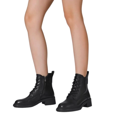 Ботинки женские SAIVVILA искусственная кожа черные X800-1 Ботинки женские SAIVVILA искусственная кожа черные X800-1