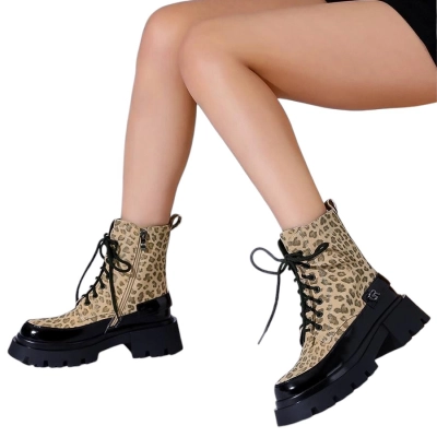 Ботинки женские SAIVVILA искусственная замша леопардовые A836-20B Ботинки женские SAIVVILA искусственная замша леопардовые A836-20B