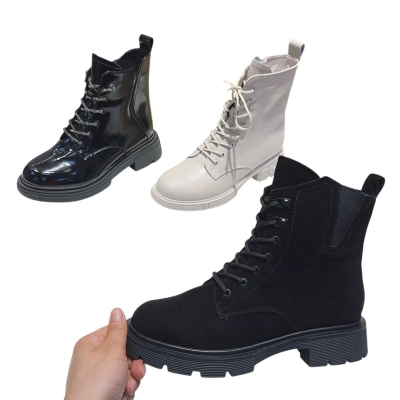 Ботинки женские демисезонные MOMOTARI натуральная замша P034-3 Ботинки женские демисезонные MOMOTARI натуральная замша P034-3