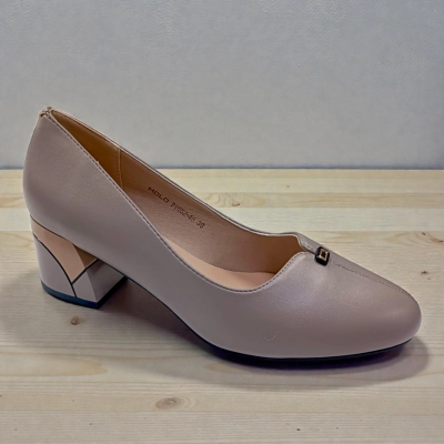 Туфли женские MOLO прессованная кожа бежевые 12489 Туфли женские MOLO прессованная кожа бежевые 12489