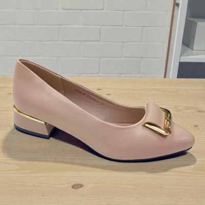 Туфли женские MOLO прессованная кожа бежевые 12542 Туфли женские MOLO прессованная кожа бежевые 12542