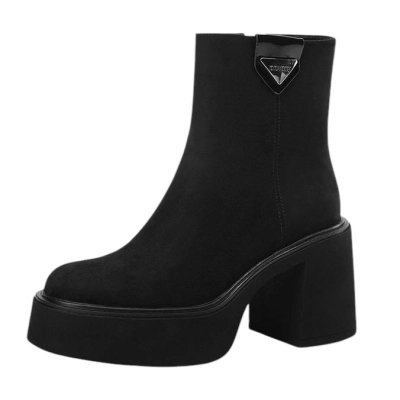 Ботильоны женские SAIVVILA искусственная замша черные X809-1A Ботильоны женские SAIVVILA искусственная замша черные X809-1A