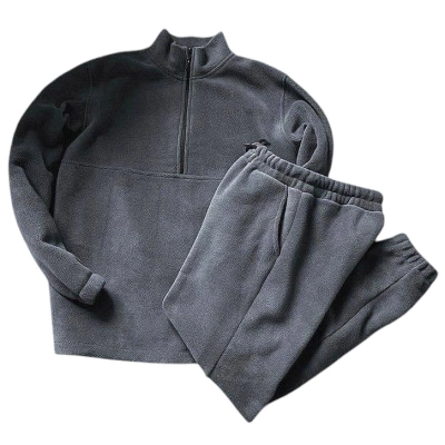 Мужской костюм флис двухсторонний графитовый 8027 Мужской костюм флис двухсторонний графитовый 8027