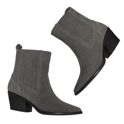 Казаки женские демисезонные натуральная замша серые E8686-16P Казаки женские демисезонные натуральная замша серые E8686-16P