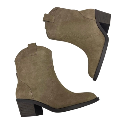 Казаки женские демисезонные натуральная замша капучино E8690-15P Казаки женские демисезонные натуральная замша капучино E8690-15P