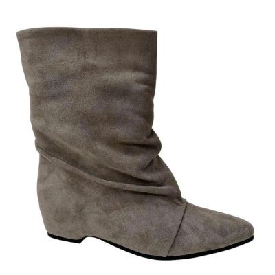 Полусапоги женские CAMILLE искусственная замша бежевые M9505-3 Полусапоги женские CAMILLE искусственная замша бежевые M9505-3