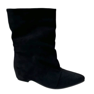 Полусапоги женские CAMILLE искусственная замша черные M9505-1 Полусапоги женские CAMILLE искусственная замша черные M9505-1