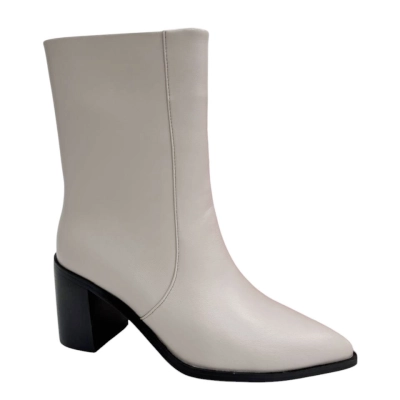 Полусапожки женские PINDIAN прессованная кожа бежевые 8365 Полусапожки женские PINDIAN прессованная кожа бежевые 8365