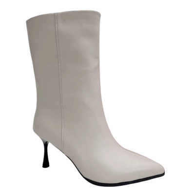 Полусапожки женские PINDIAN прессованная кожа бежевые 8376 Полусапожки женские PINDIAN прессованная кожа бежевые 8376