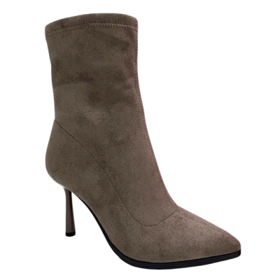 Полусапожки женские PINDIAN искусственная замша коричневые 8379 Полусапожки женские PINDIAN искусственная замша коричневые 8379